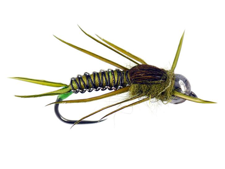 Black Olive Wowen Elite Stonefly Nymph TG BL 4